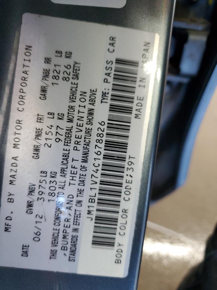 2012 Mazda 3 VIN JM1BL1V74C1678826 Copart auction photo, front end / minor dent/scratches damage thumbnail 13