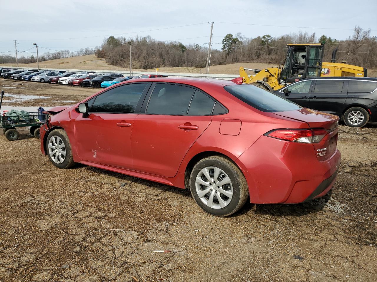 2020 Toyota Corolla VIN 5YFEPRAE1LP137801 Copart auction photo, front end damage thumbnail 2