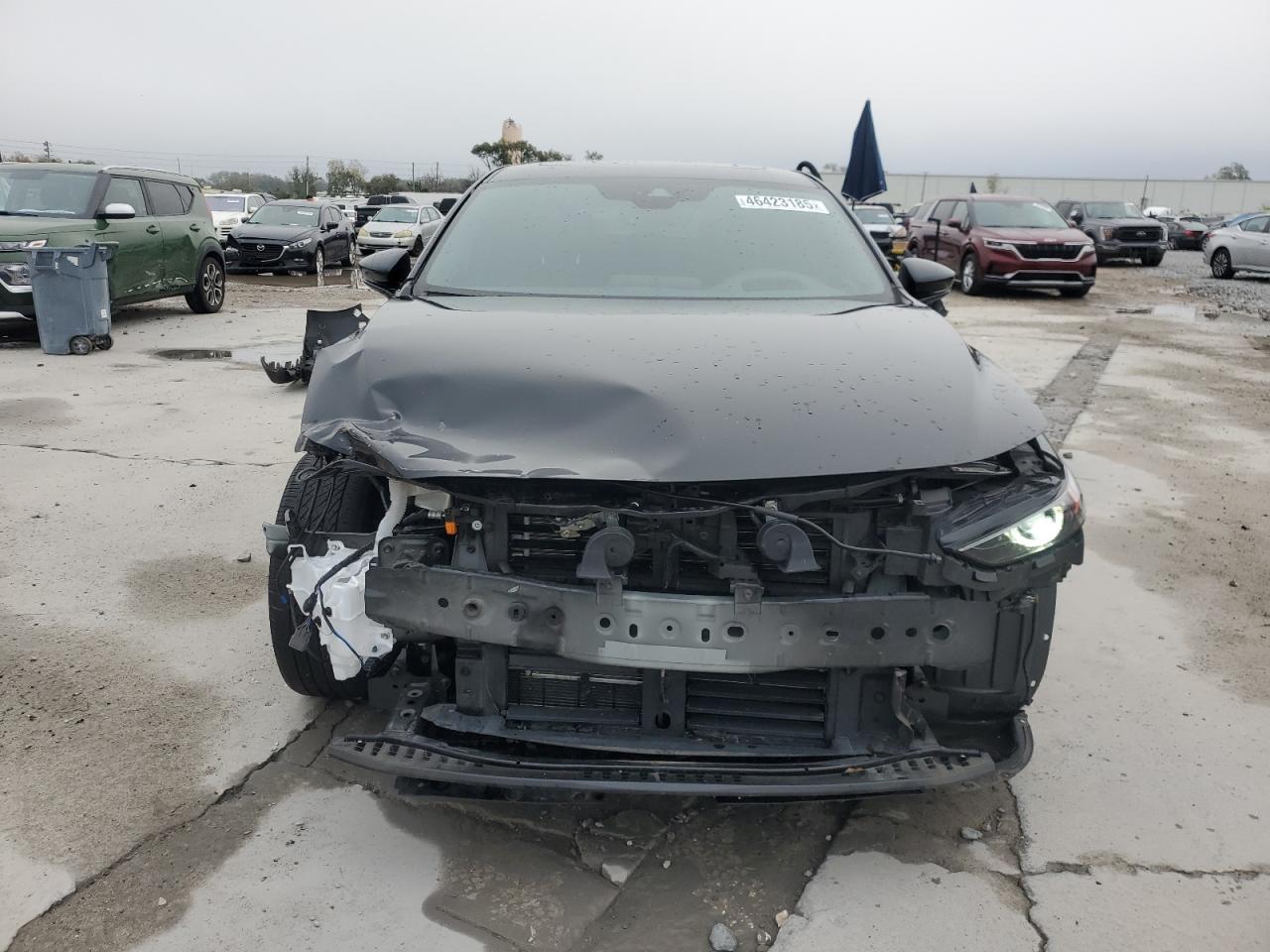 2021 Mazda 3 VIN JM1BPBJY0M1403285 Copart auction photo, front end damage thumbnail 5