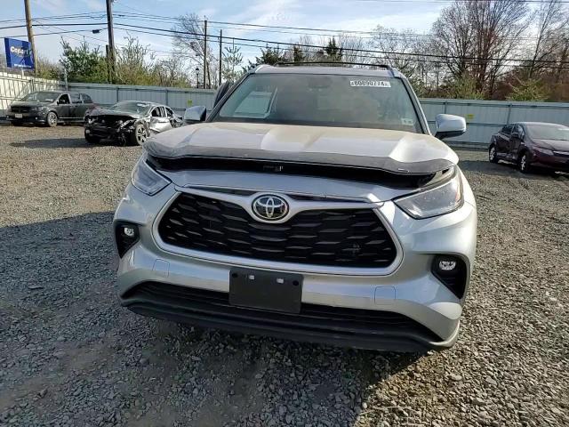 2021 Toyota Highlander VIN 5TDHZRBH2MS114830 Copart auction photo, side damage thumbnail 12