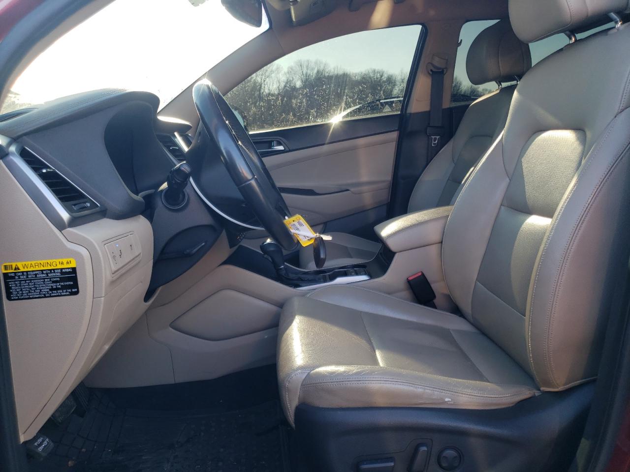 2017 Hyundai Tucson VIN KM8J3CA40HU458507 Copart auction photo, front end damage thumbnail 7