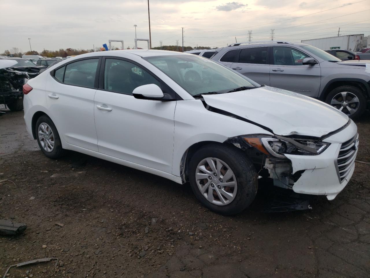 2017 Hyundai Elantra VIN 5NPD74LF7HH211621 Copart auction photo, front end damage thumbnail 4