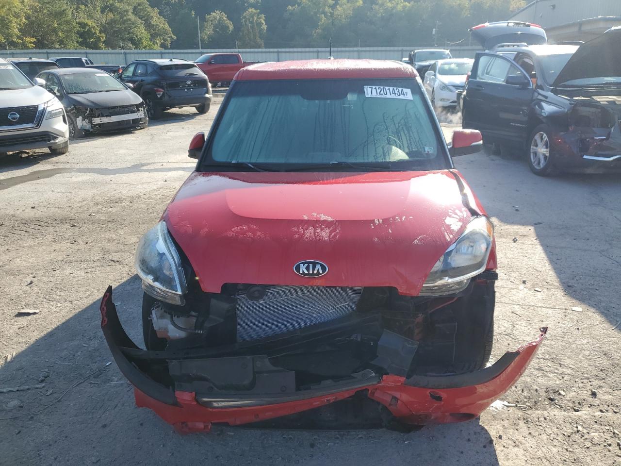 2013 KIA Soul VIN KNDJT2A61D7585579 Copart auction photo, front end damage thumbnail 5