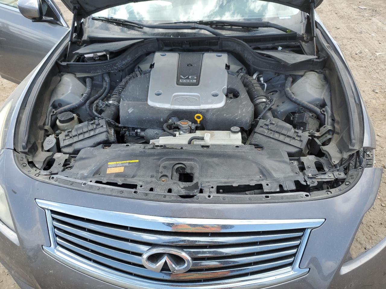 2013 Infiniti G VIN JN1CV6AR0DM352026 Copart auction photo, all over / undercarriage damage thumbnail 12