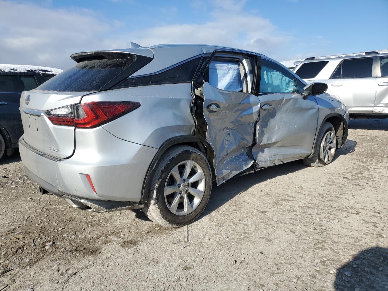 2017 Lexus RX VIN 2T2ZZMCA0HC058258 Copart auction photo, side / front end damage thumbnail 3