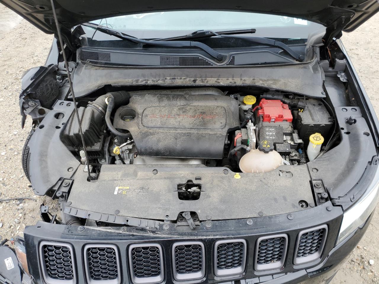 2020 Jeep Compass VIN 3C4NJDCB8LT246115 Copart auction photo, front end / side damage thumbnail 12