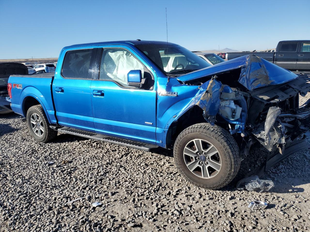 2015 Ford F-150 VIN 1FTEW1EG5FKE09933 Copart auction photo, front end damage thumbnail 4