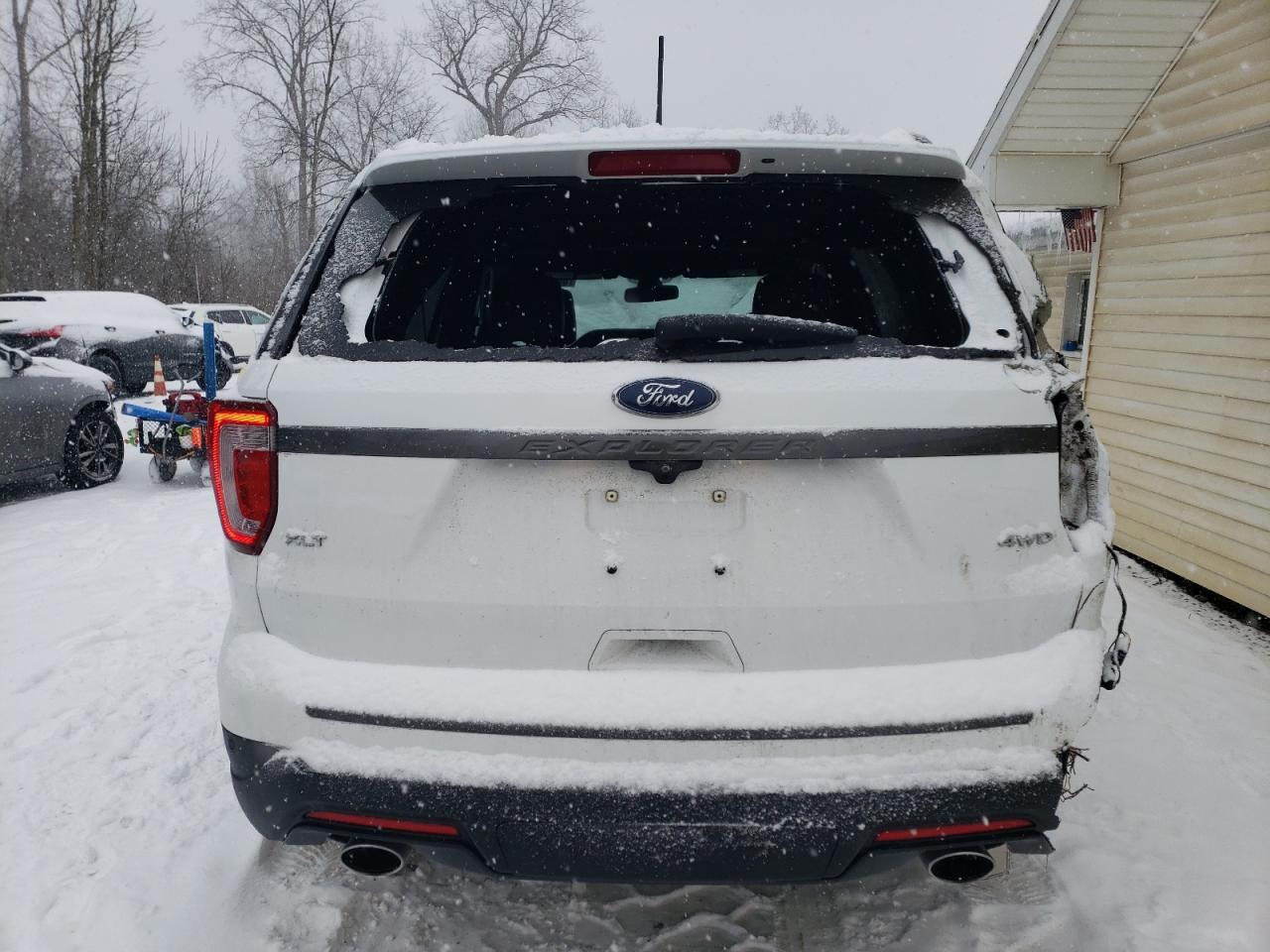 2019 Ford Explorer VIN 1FM5K8D88KGB04496 Copart auction photo, rear end / front end damage thumbnail 6