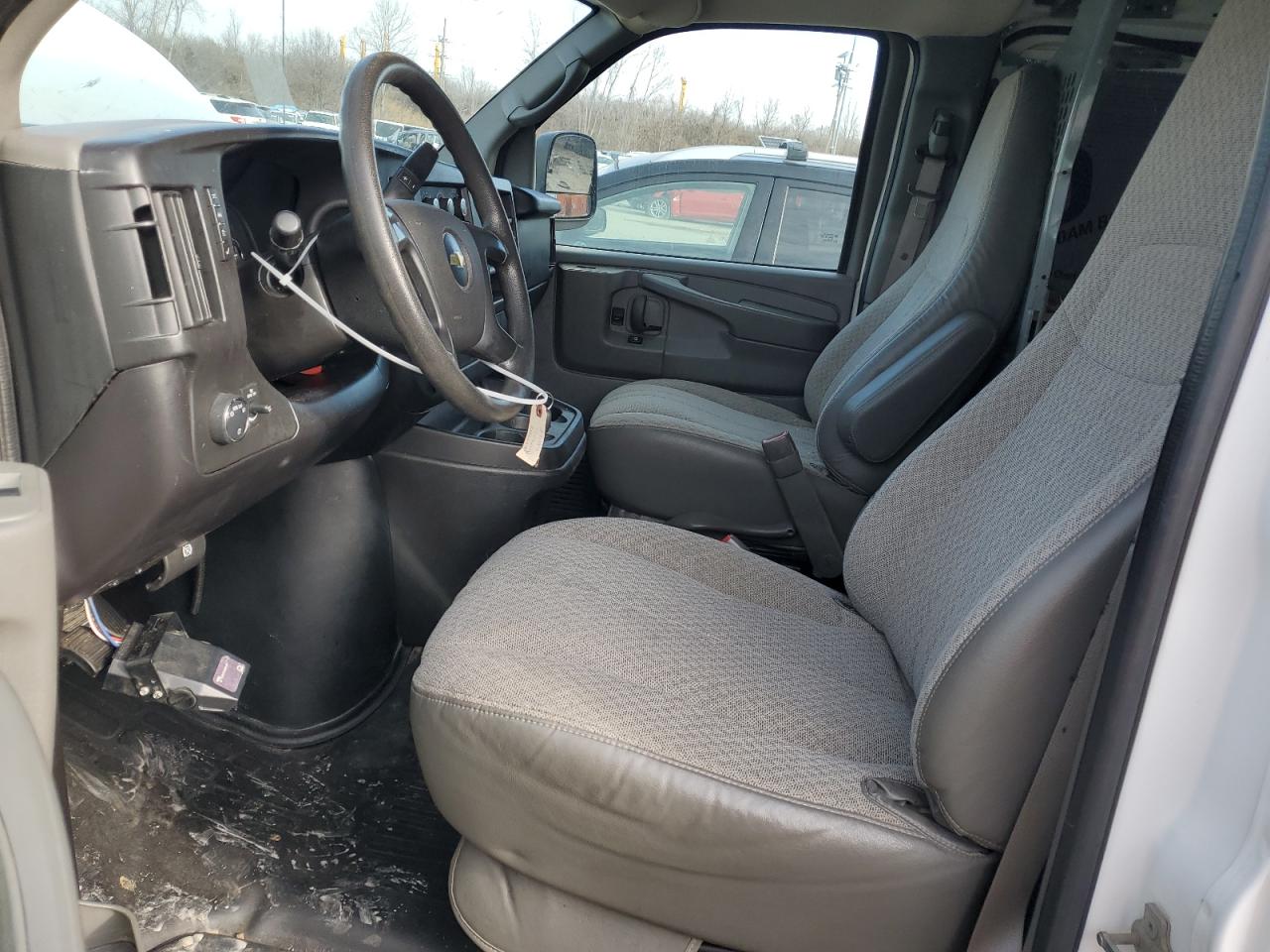 2013 Chevrolet Express VIN 1GCWGFBA9D1184515 Copart auction photo, front end damage thumbnail 7