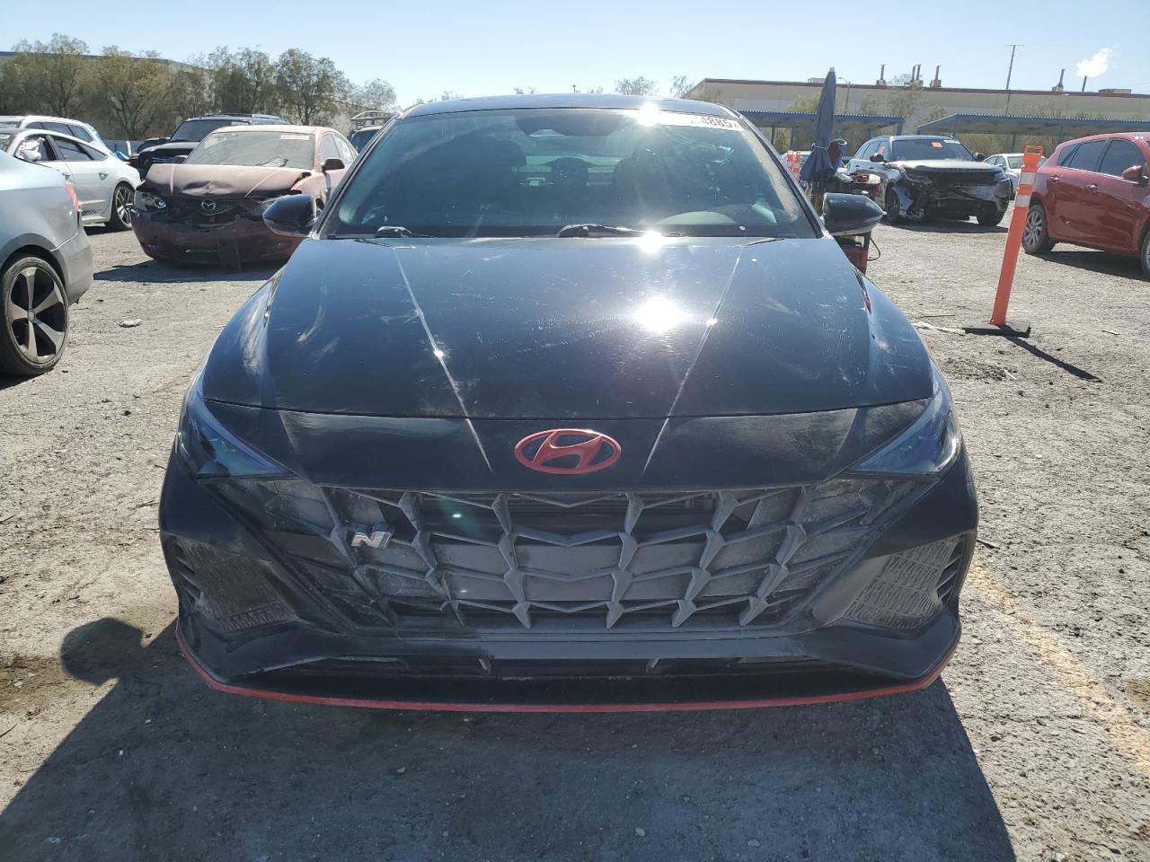 2022 Hyundai Elantra VIN KMHLW4AK8NU004425 Copart auction photo, side / rear end damage thumbnail 5