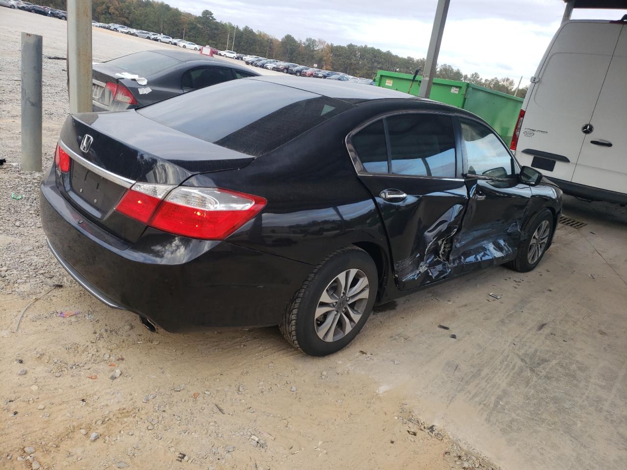 2015 Honda Accord VIN 1HGCR2F39FA229846 Copart auction photo, side damage thumbnail 3