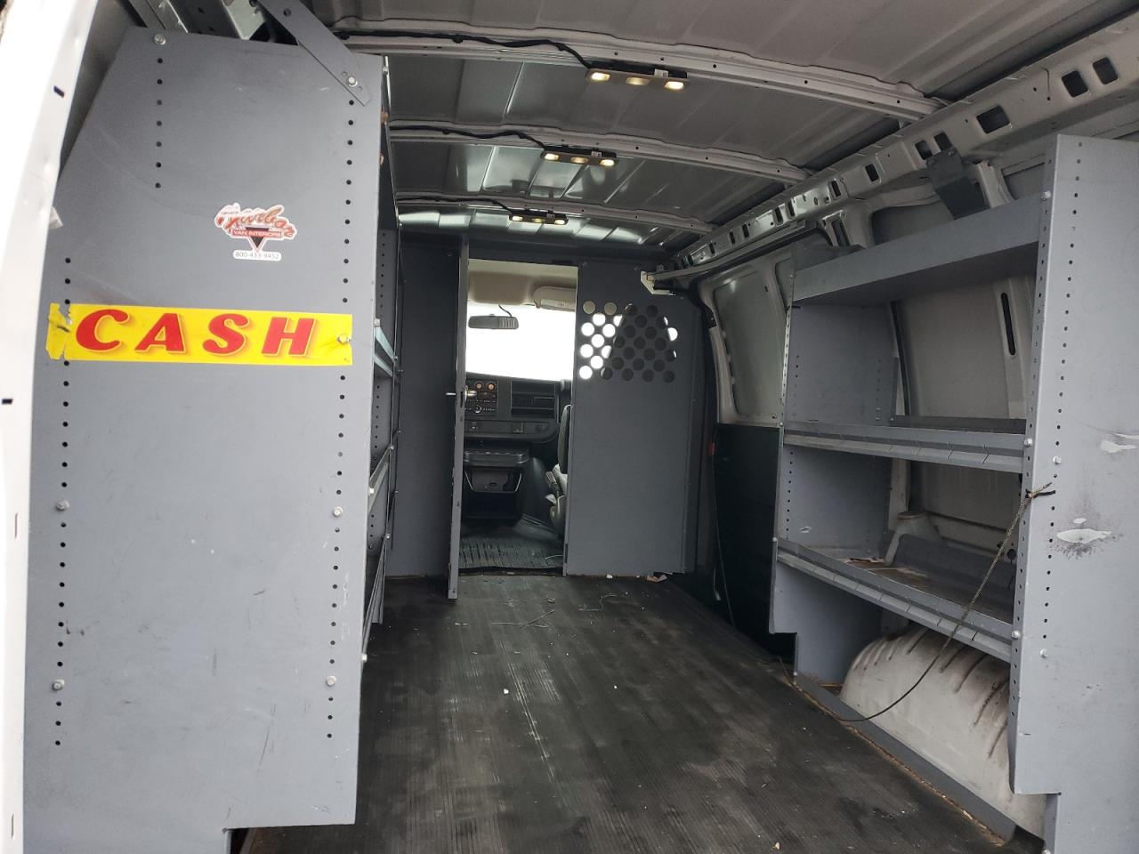 2017 Chevrolet Express VIN 1GCWGAFF5H1135858 Copart auction photo, front end / side damage thumbnail 10