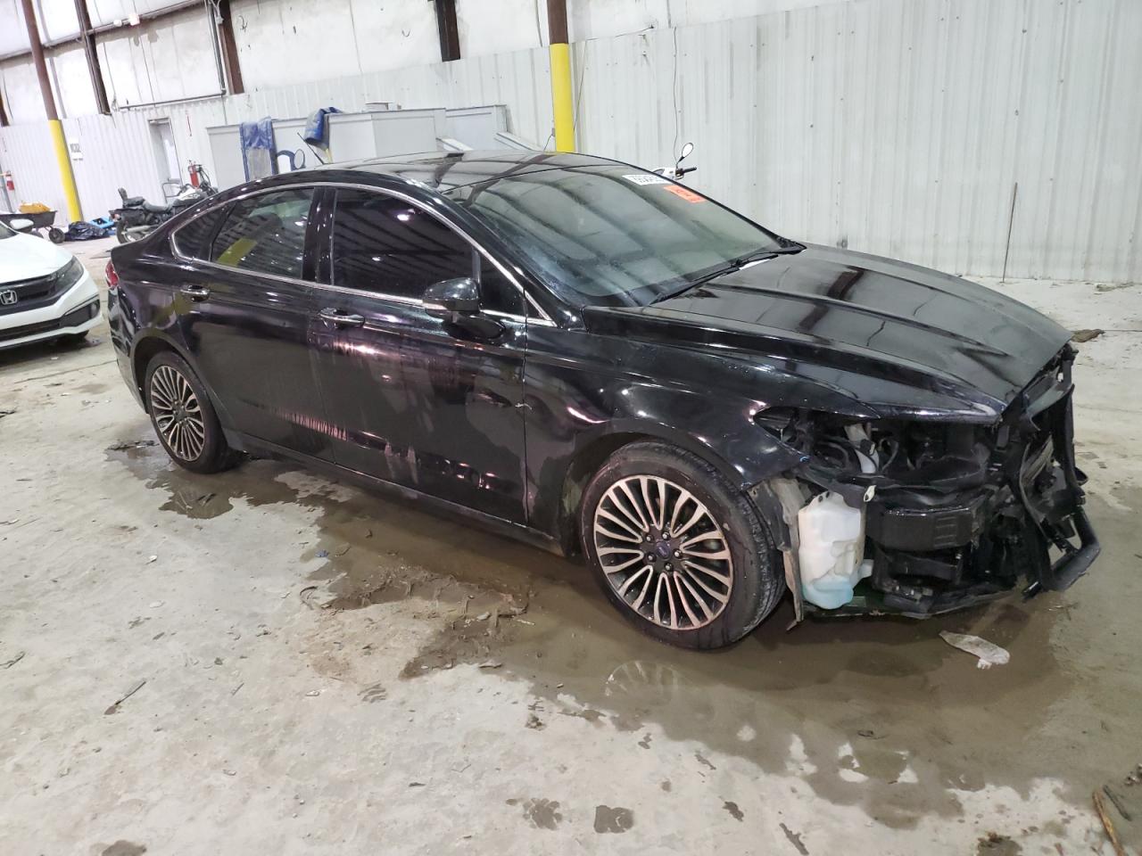 2018 Ford Fusion VIN 3FA6P0HD3JR158174 Copart auction photo, front end damage thumbnail 4