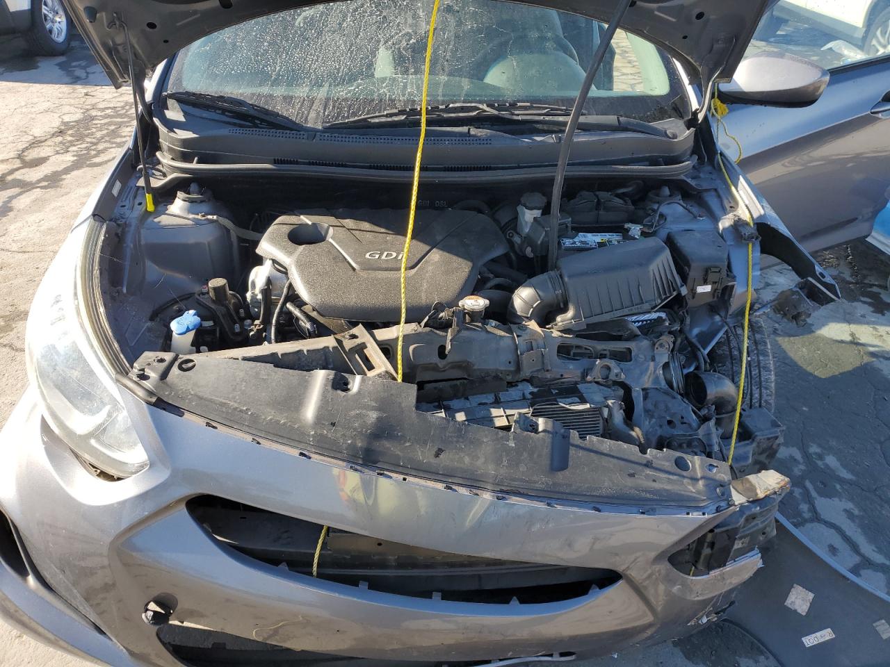 2015 Hyundai Accent VIN KMHCT4AE0FU908371 Copart auction photo, front end damage thumbnail 11