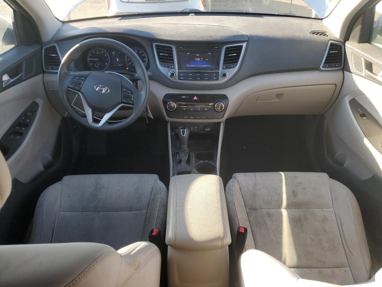 2017 Hyundai Tucson VIN KM8J23A46HU543466 Copart auction photo, all over damage thumbnail 8