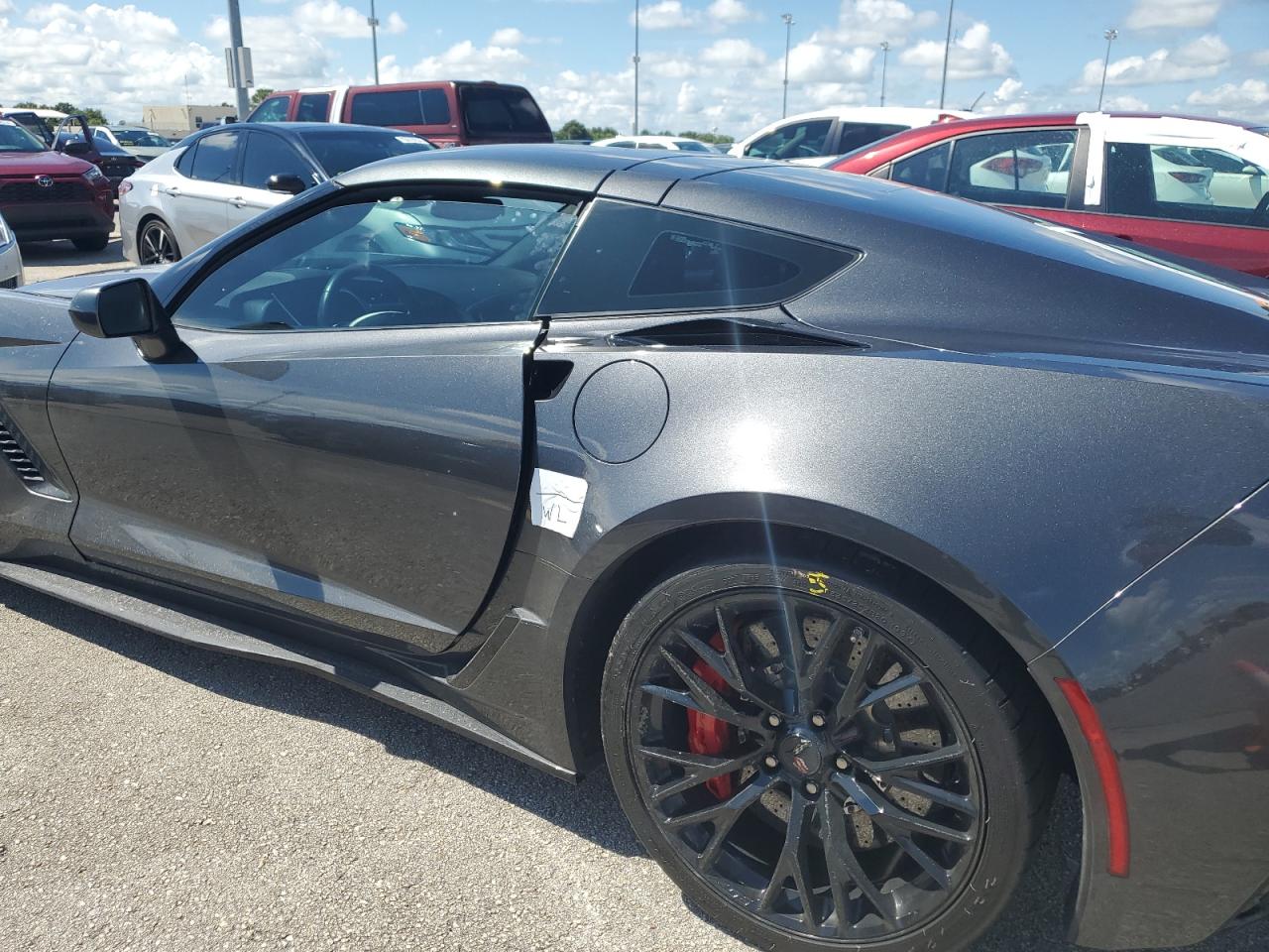 2017 Chevrolet Corvette VIN 1G1YS2D69H5603737 Copart auction photo, water/flood damage thumbnail 12