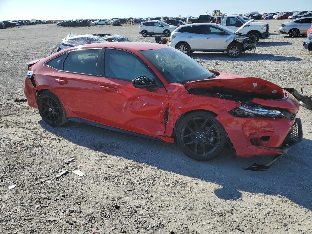 2022 Honda Civic VIN 2HGFE2F58NH500857 Copart auction photo, all over / minor dent/scratches damage thumbnail 4