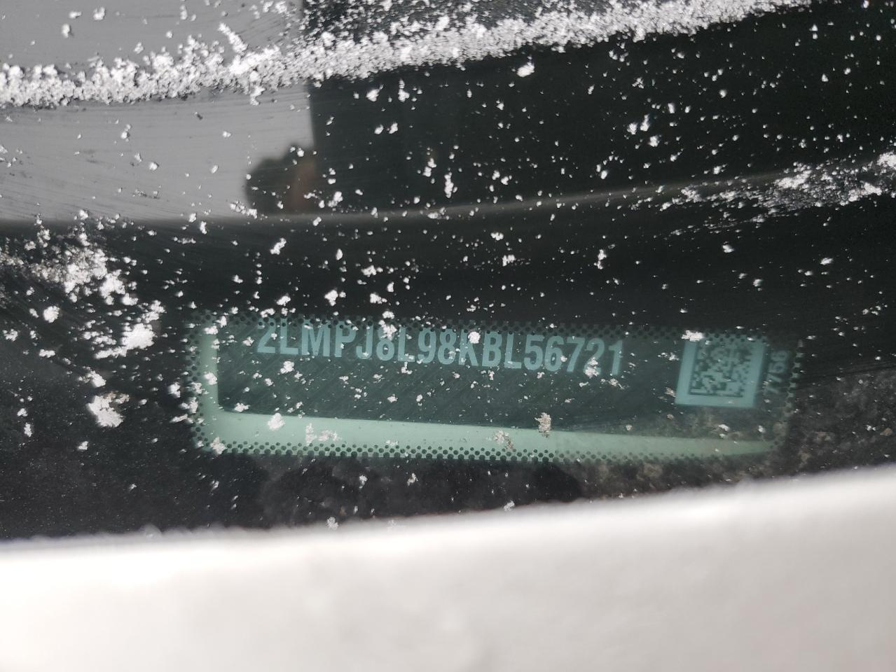 2019 Lincoln Nautilus VIN 2LMPJ8L98KBL56721 Copart auction photo, side damage thumbnail 16