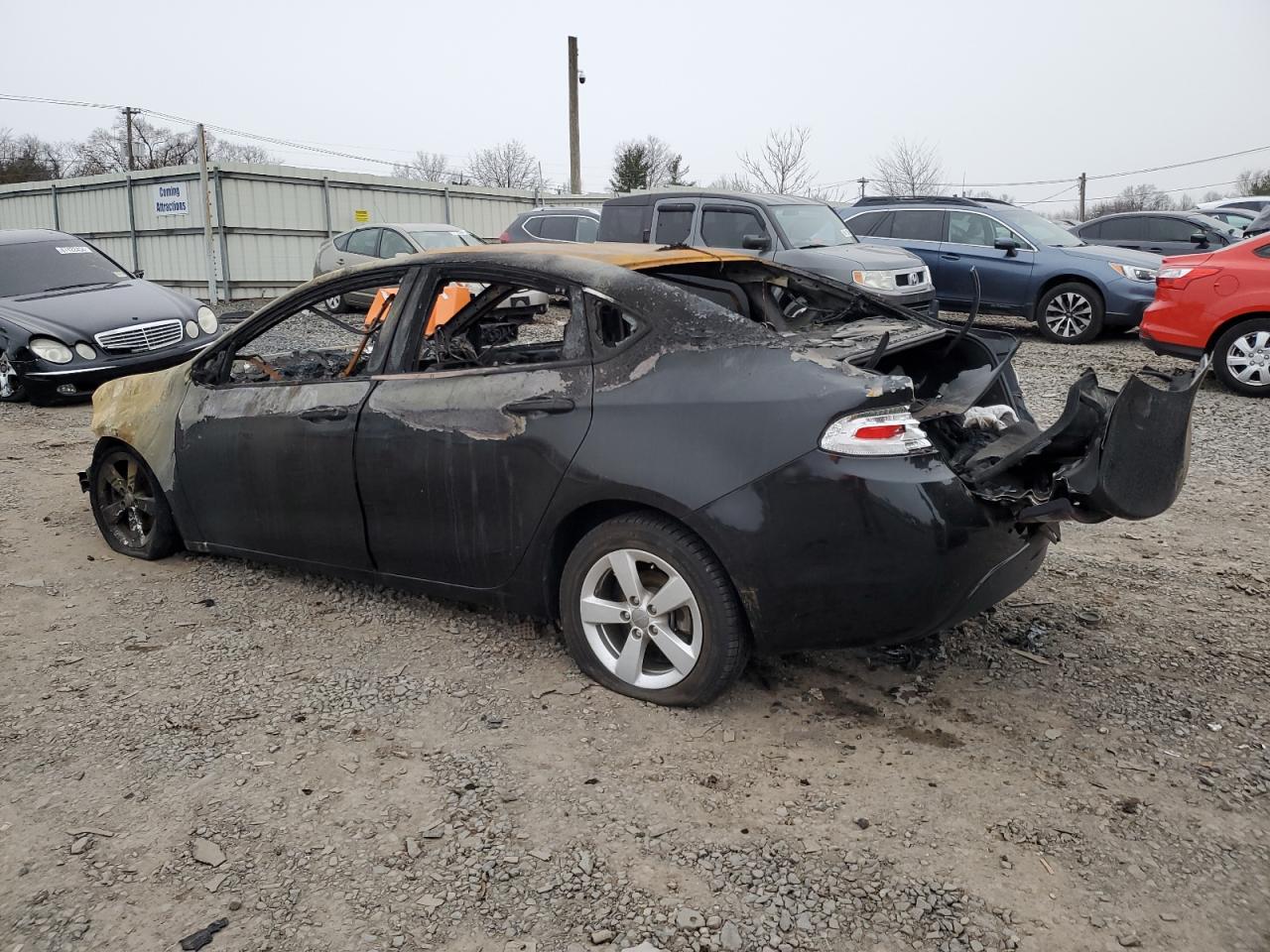 2016 Dodge Dart VIN 1C3CDFBB4GD506117 Copart auction photo, burn damage thumbnail 2