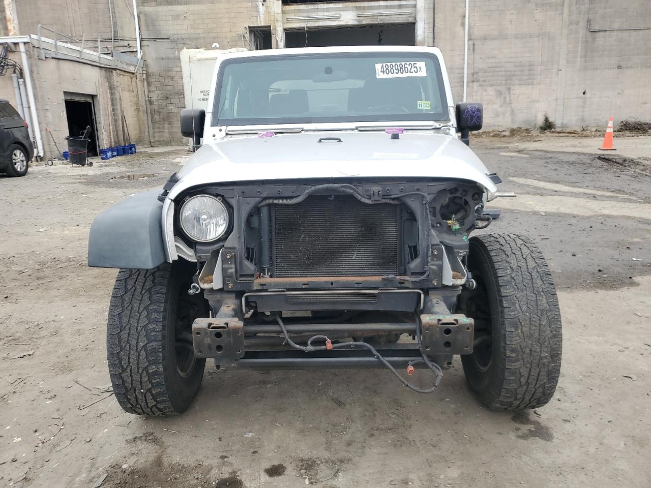 2011 Jeep Wrangler VIN 1J4GA2D19BL503998 Copart auction photo, front end damage thumbnail 5
