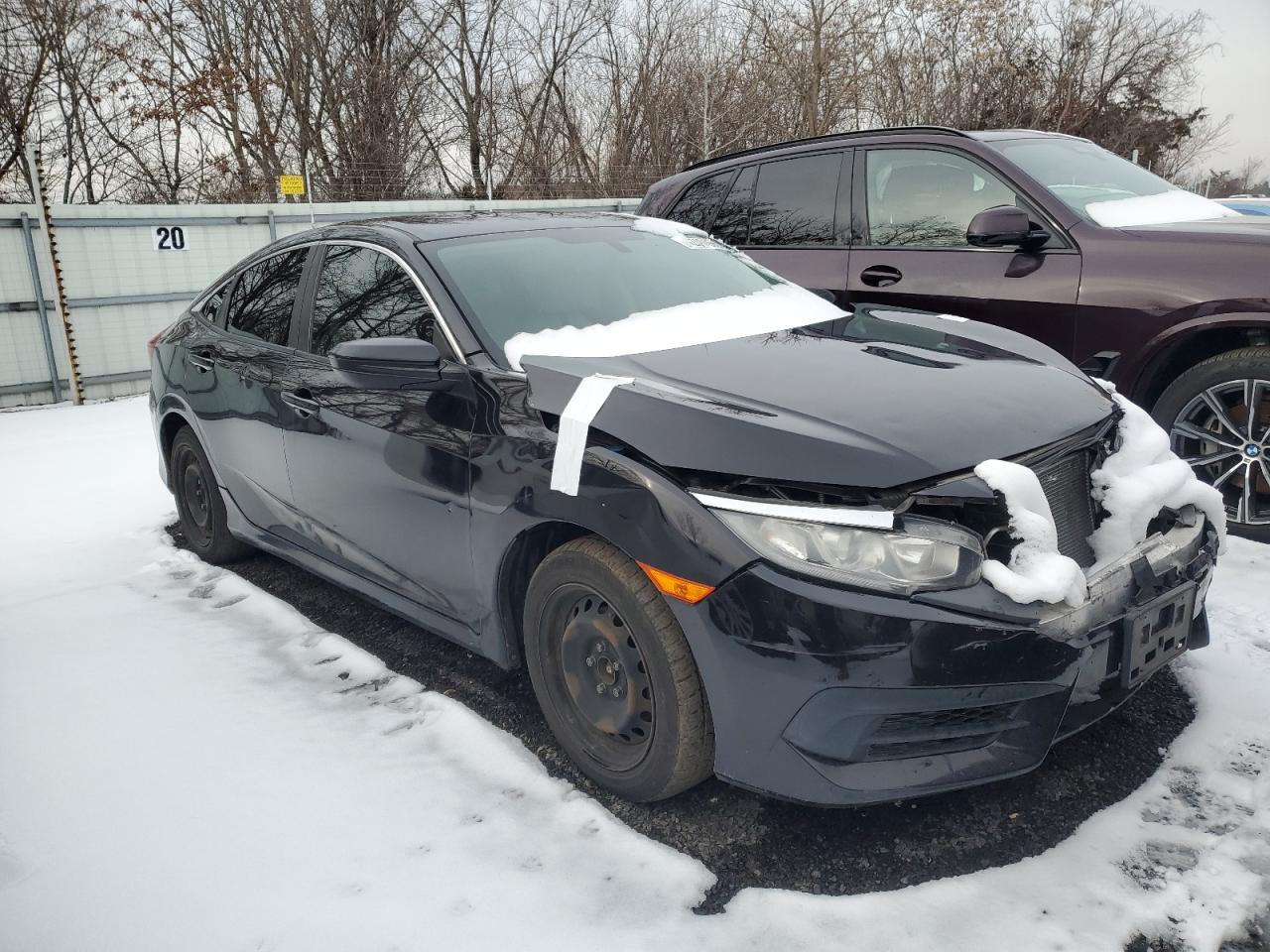 2017 Honda Civic VIN 19XFC2F52HE200090 Copart auction photo, front end damage thumbnail 4