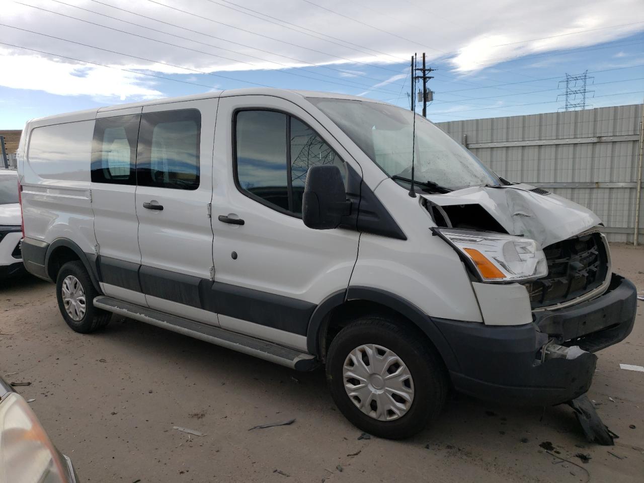 2018 Ford Transit VIN 1FTYR1ZM6JKA64361 Copart auction photo, front end / hail damage thumbnail 4
