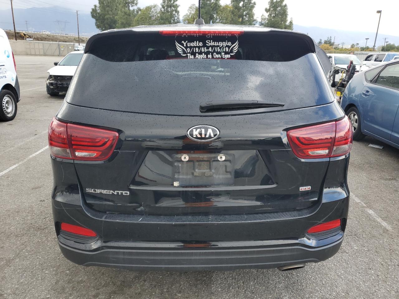 2019 KIA Sorento VIN 5XYPG4A36KG568194 Copart auction photo, side damage thumbnail 6