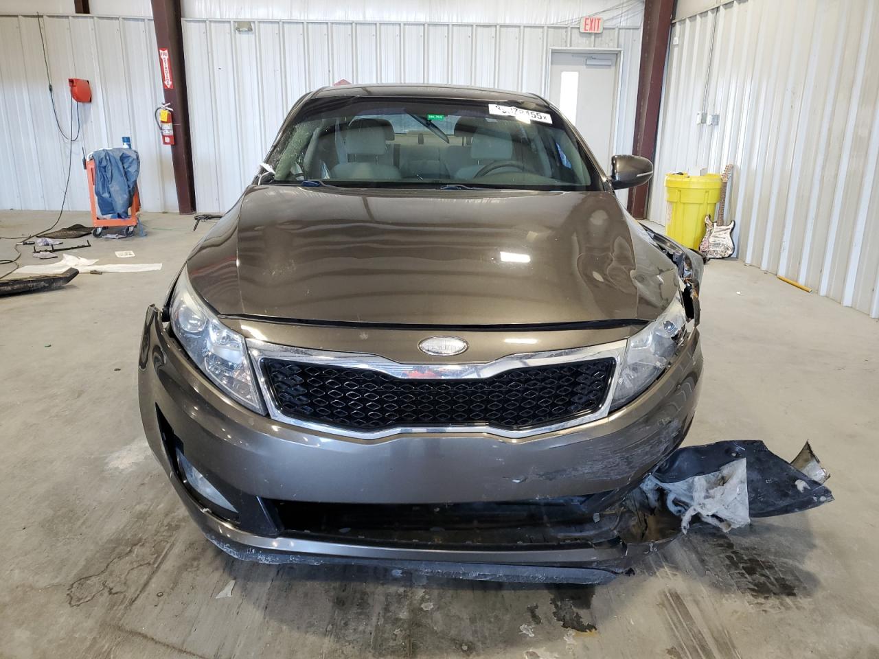2013 KIA Optima VIN 5XXGM4A70DG240384 Copart auction photo, side / front end damage thumbnail 5