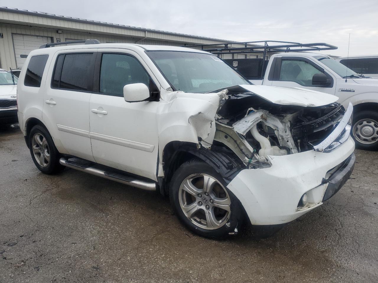 2012 Honda Pilot VIN 5FNYF4H68CB015787 Copart auction photo, front end damage thumbnail 4