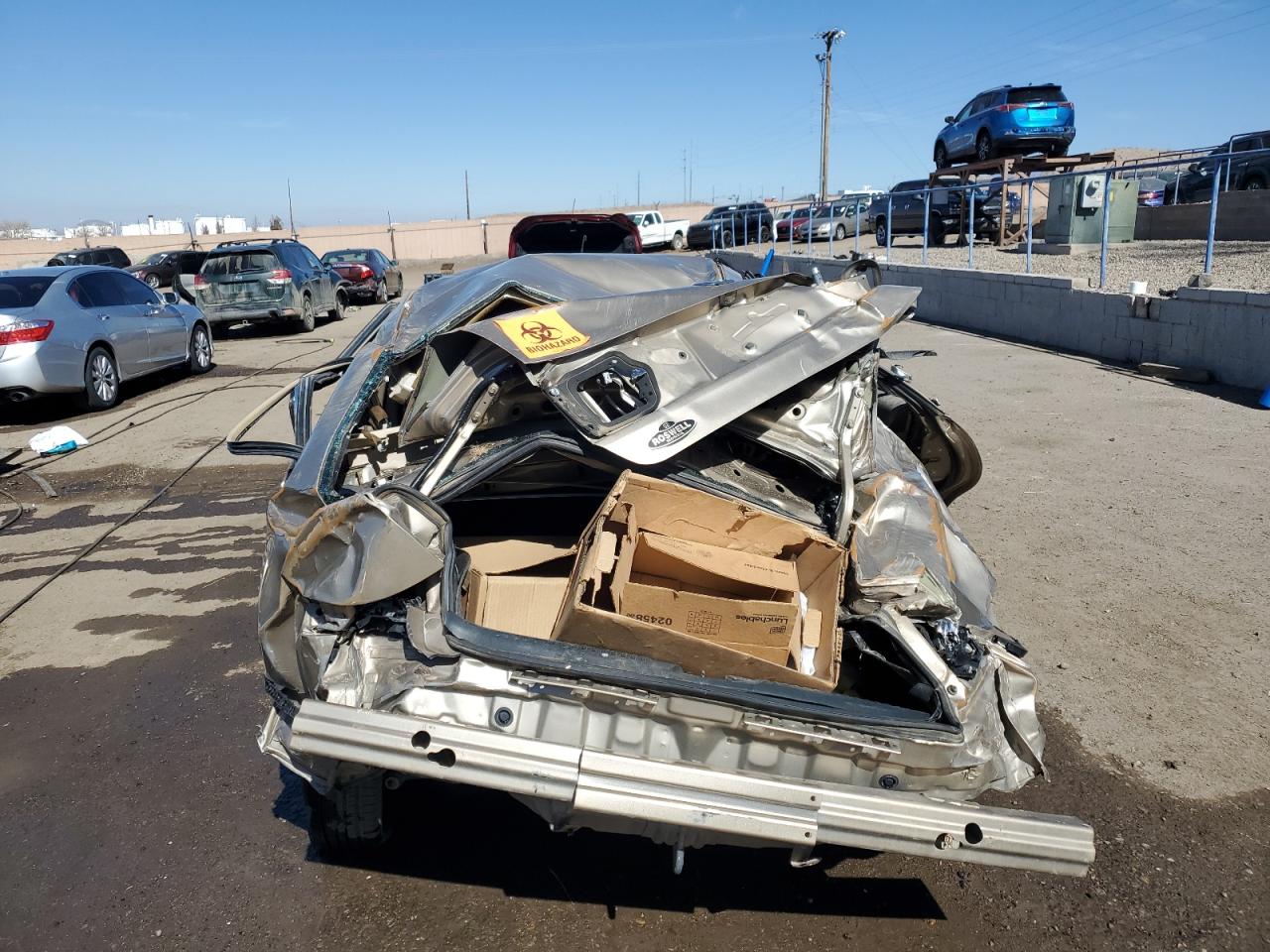 2004 Honda Accord VIN 1HGCM56324A053459 Copart auction photo, rollover damage thumbnail 6