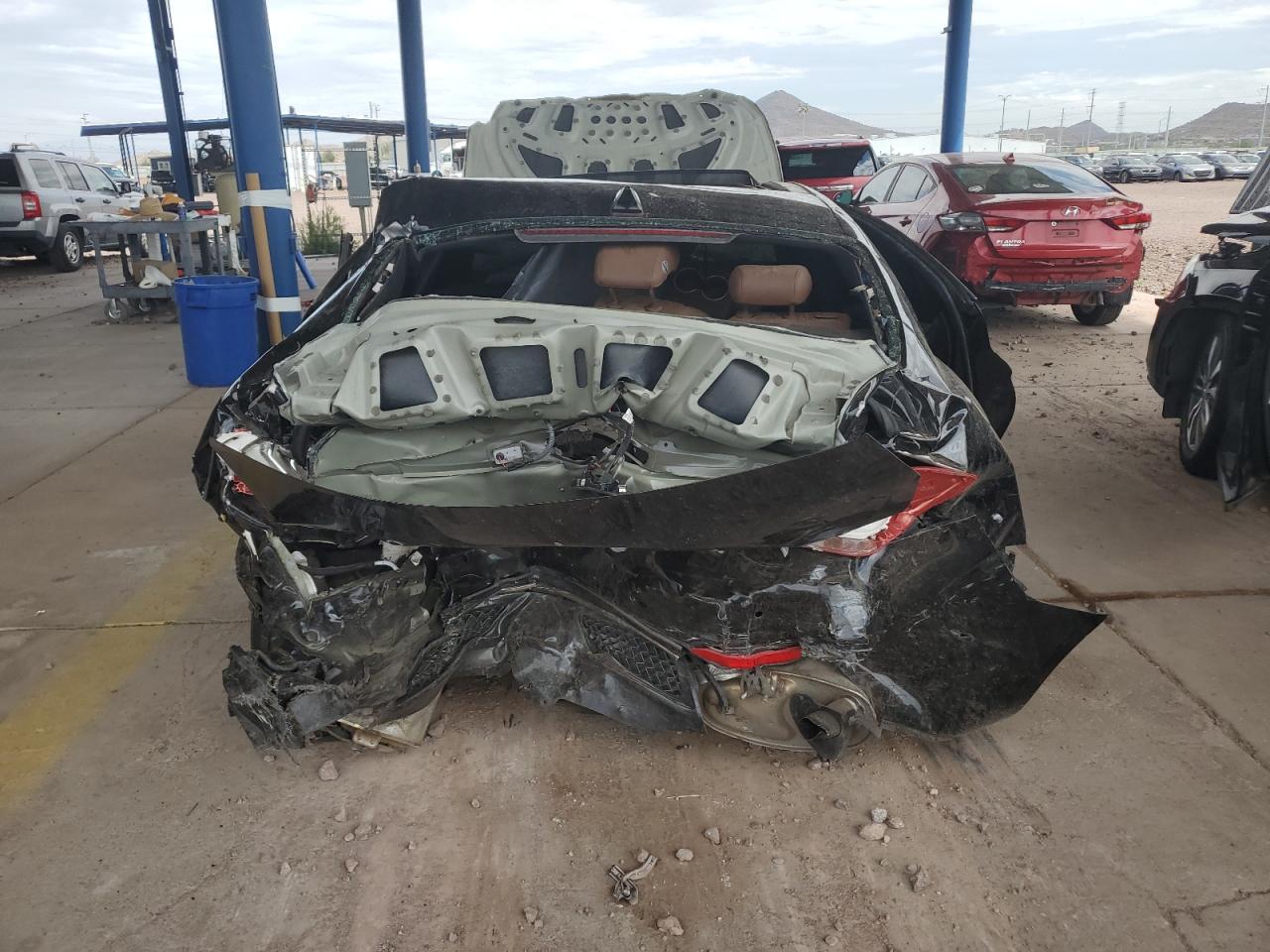 2020 Genesis G70 VIN KMTG34LE6LU050968 Copart auction photo, all over damage thumbnail 6