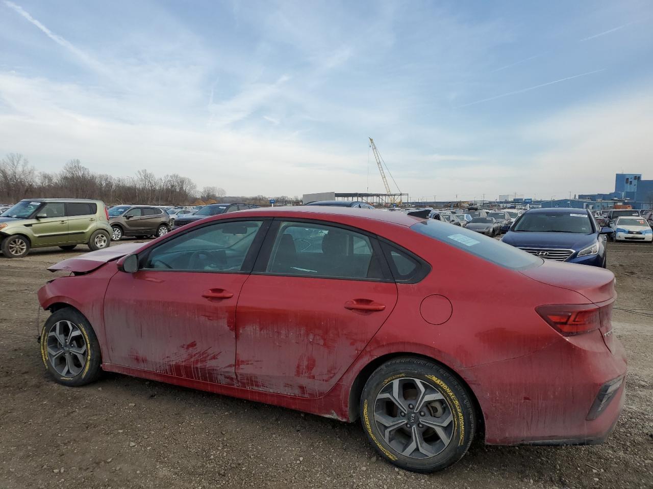 2020 KIA Forte VIN 3KPF24AD2LE188044 Copart auction photo, front end damage thumbnail 2