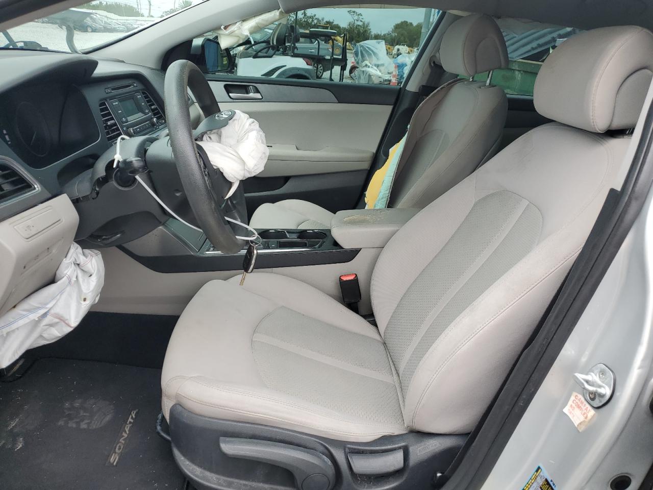 2017 Hyundai Sonata VIN 5NPE24AF7HH563703 Copart auction photo, front end damage thumbnail 7
