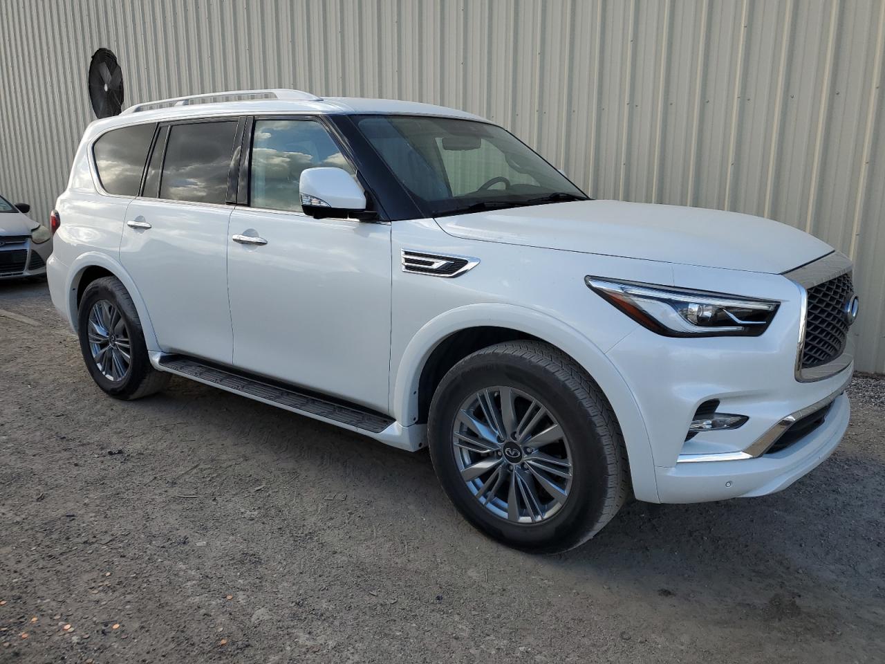 2021 Infiniti QX80 VIN JN8AZ2AF1M9720907 Copart auction photo, burn - engine damage thumbnail 4