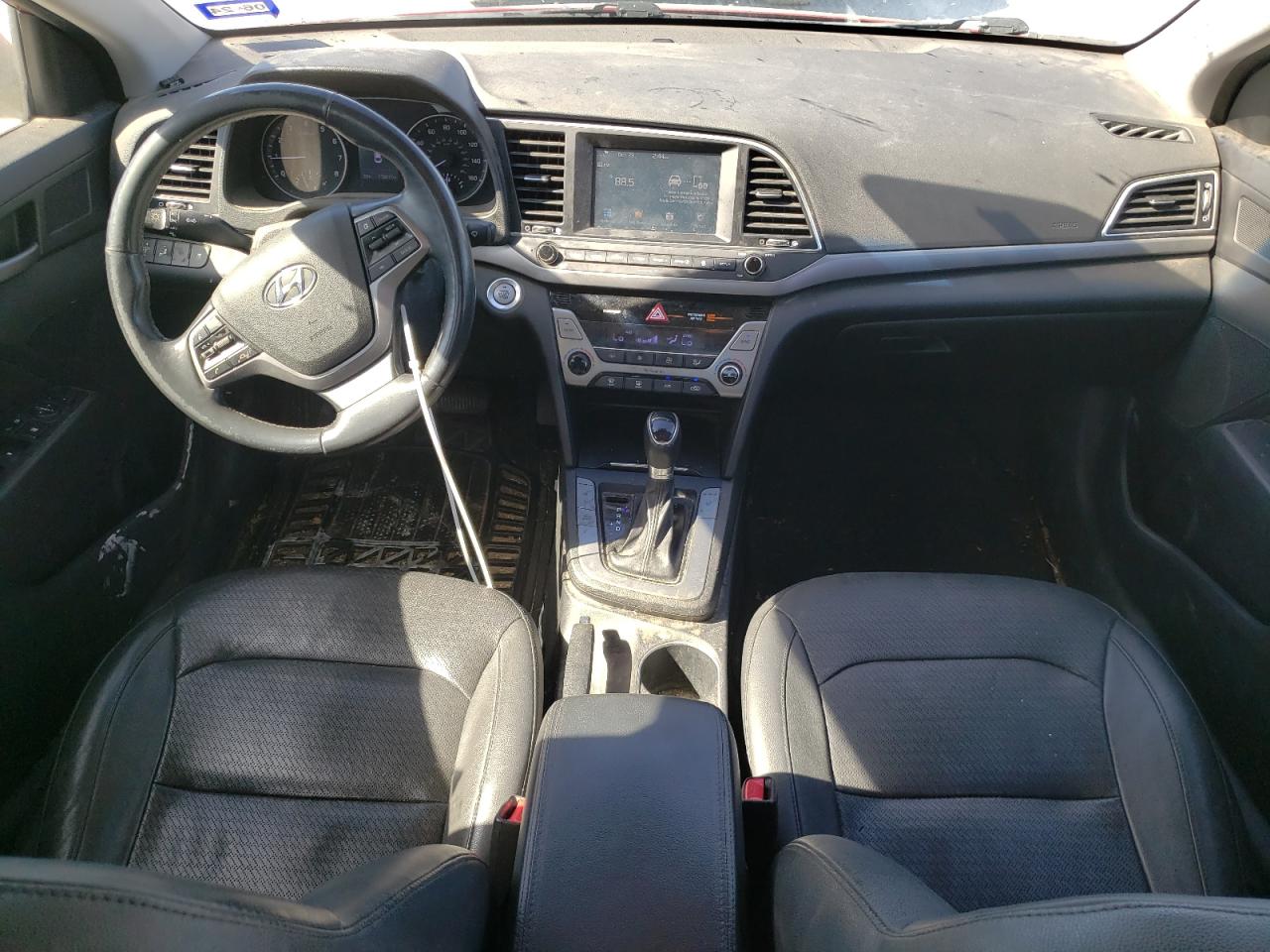 2017 Hyundai Elantra VIN KMHD84LF1HU069510 Copart auction photo, all over damage thumbnail 8