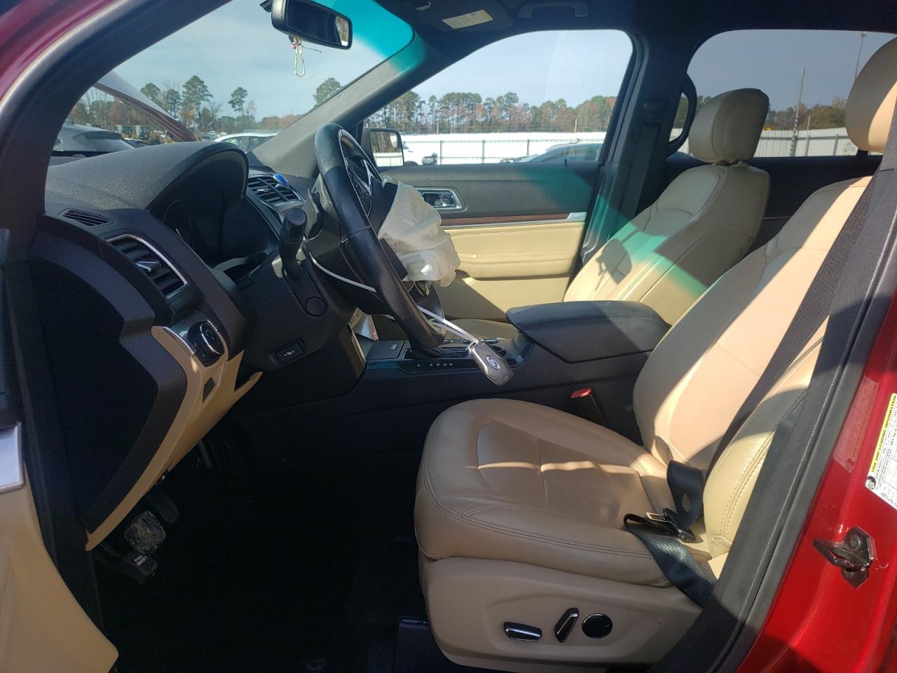 2016 Ford Explorer VIN 1FM5K7F8XGGD09509 Copart auction photo, front end damage thumbnail 7