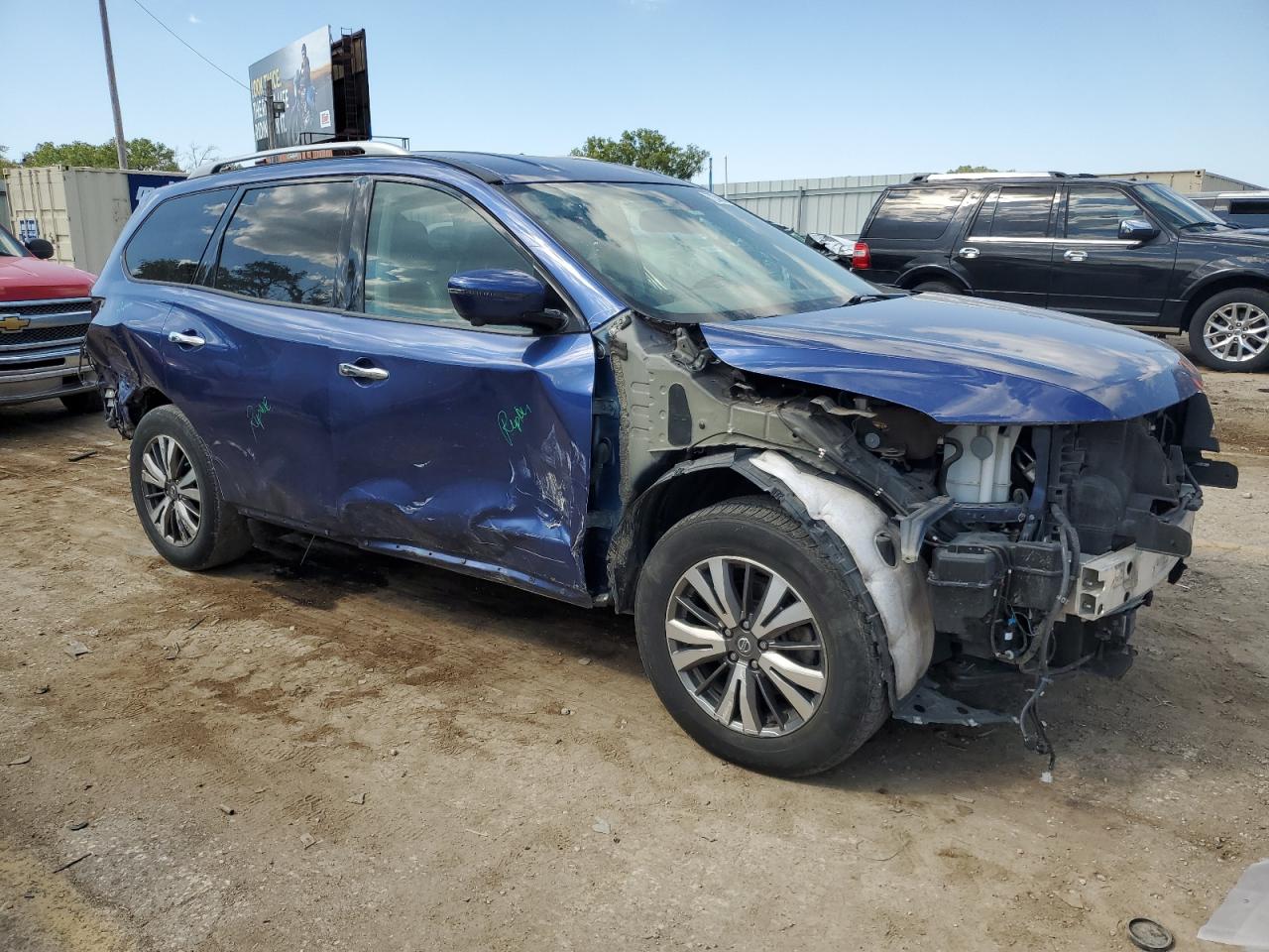 2020 Nissan Pathfinder VIN 5N1DR2CM8LC610227 Copart auction photo, all over / hail damage thumbnail 4