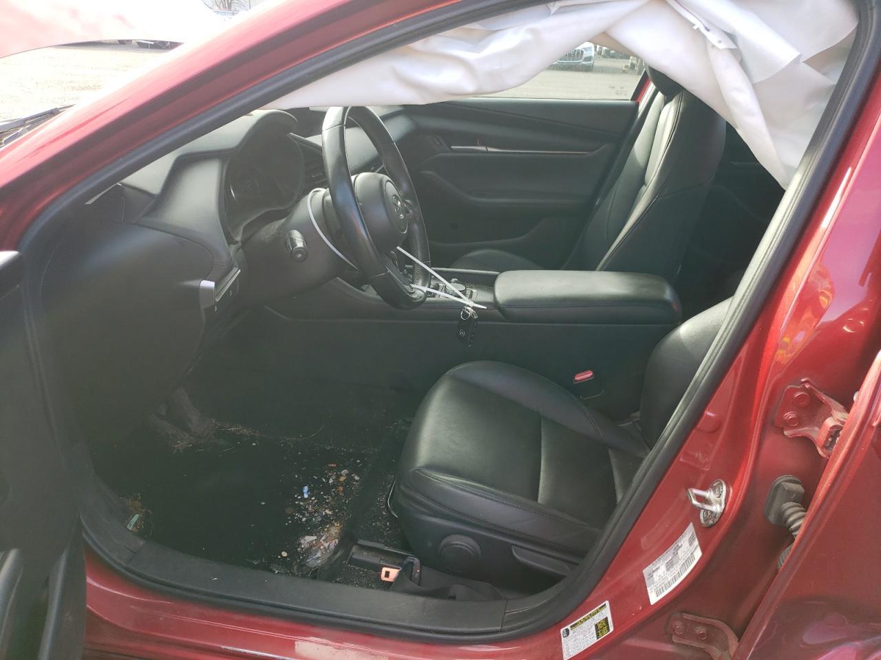 2021 Mazda 3 VIN 3MZBPABM8MM207777 Copart auction photo, side / rear end damage thumbnail 7