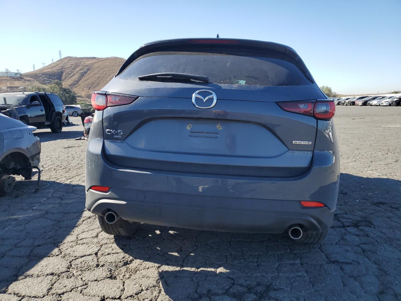 2022 Mazda CX-5 VIN JM3KFBCM6N1629045 Copart auction photo, front end / side damage thumbnail 6