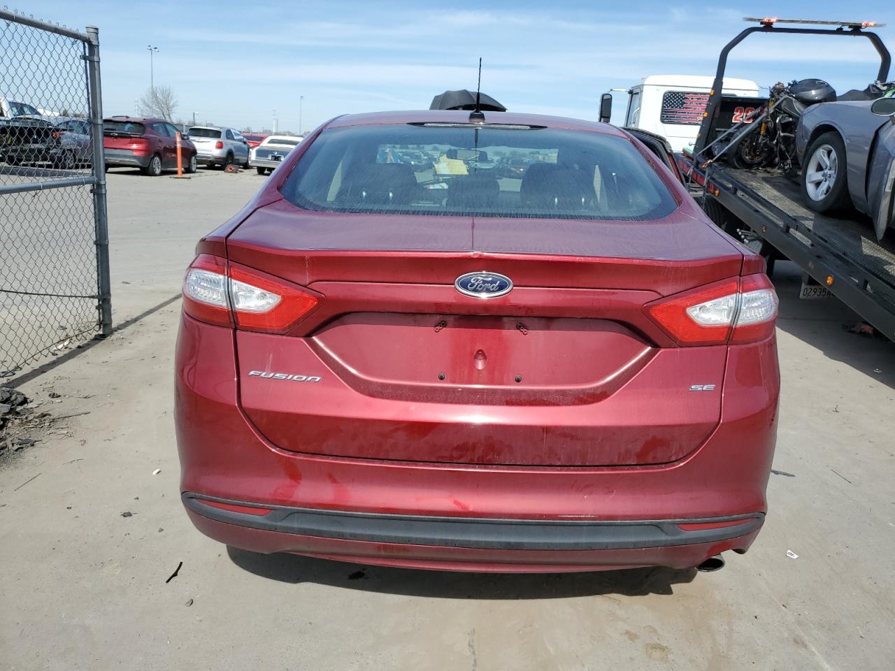 2014 Ford Fusion VIN 3FA6P0H72ER385971 Copart auction photo, side damage thumbnail 6