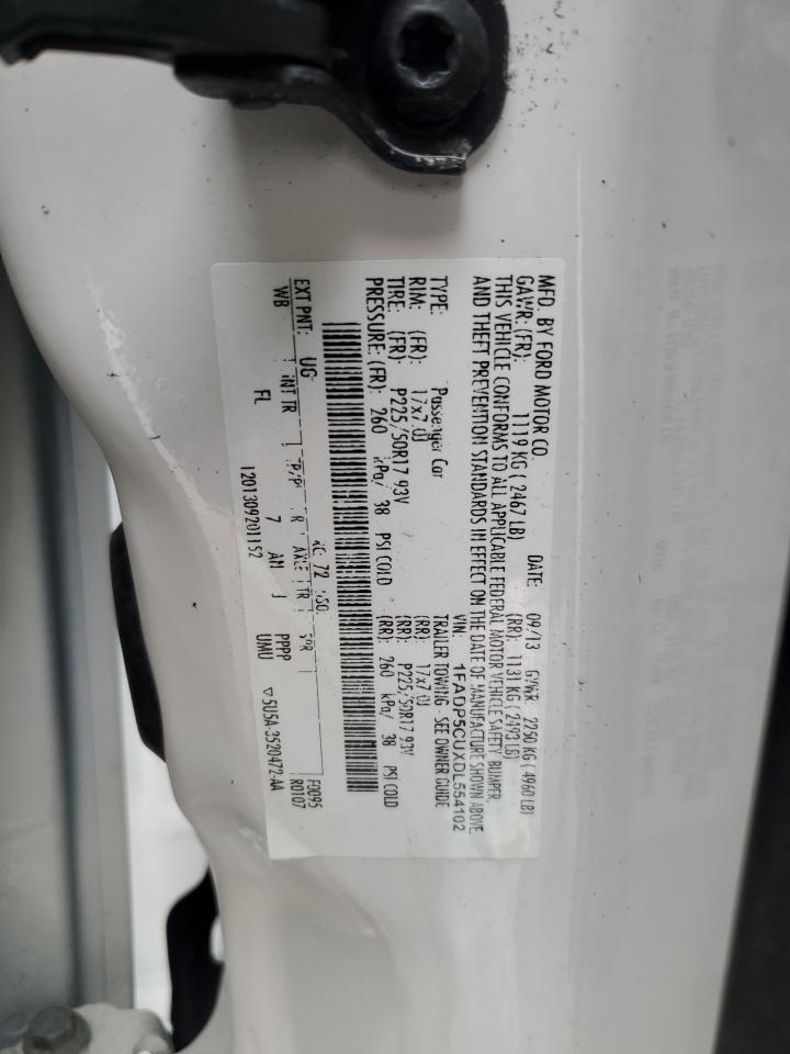 2013 Ford C-MAX VIN 1FADP5CUXDL554102 Copart auction photo, minor dent/scratches damage thumbnail 12