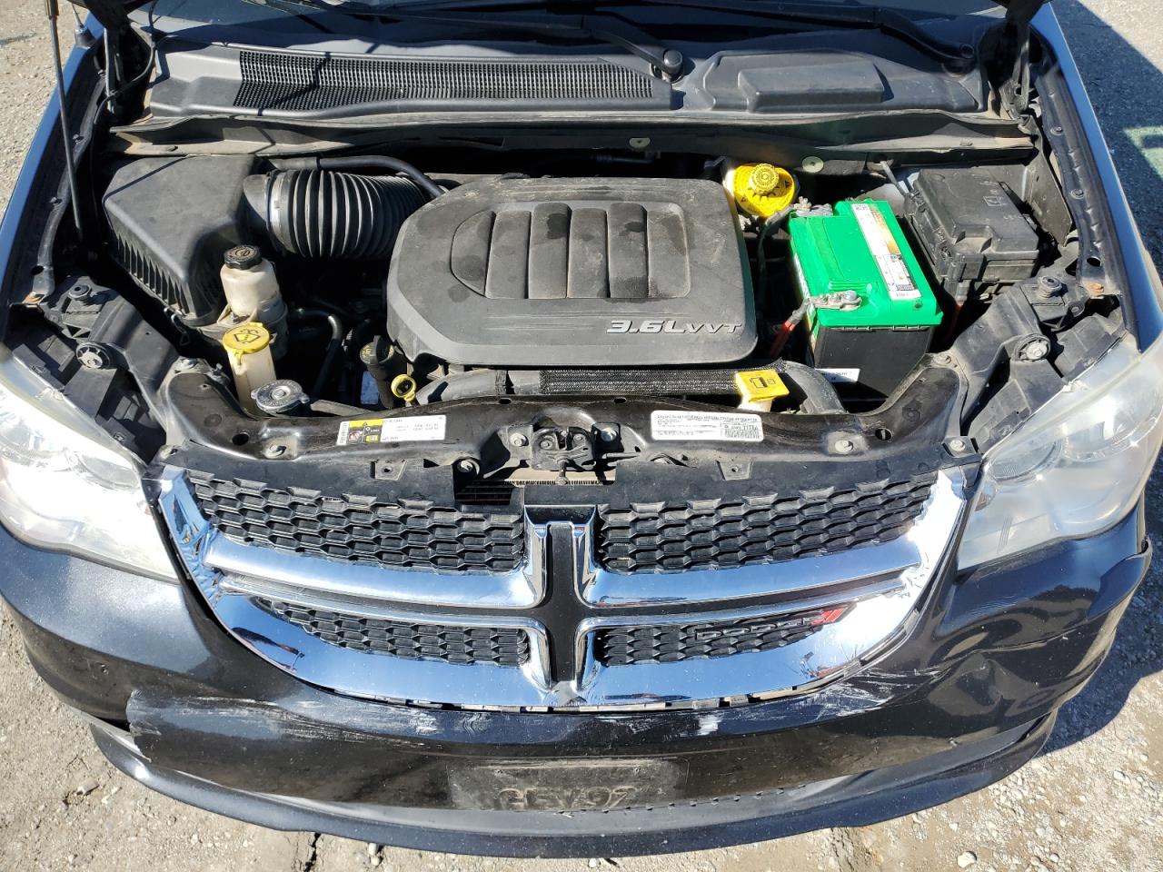 2015 Dodge Caravan VIN 2C4RDGCG2FR652825 Copart auction photo, front end / rear end damage thumbnail 12