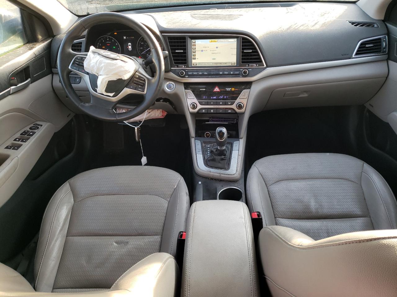 2017 Hyundai Elantra VIN 5NPD84LF4HH193043 Copart auction photo, front end / side damage thumbnail 8