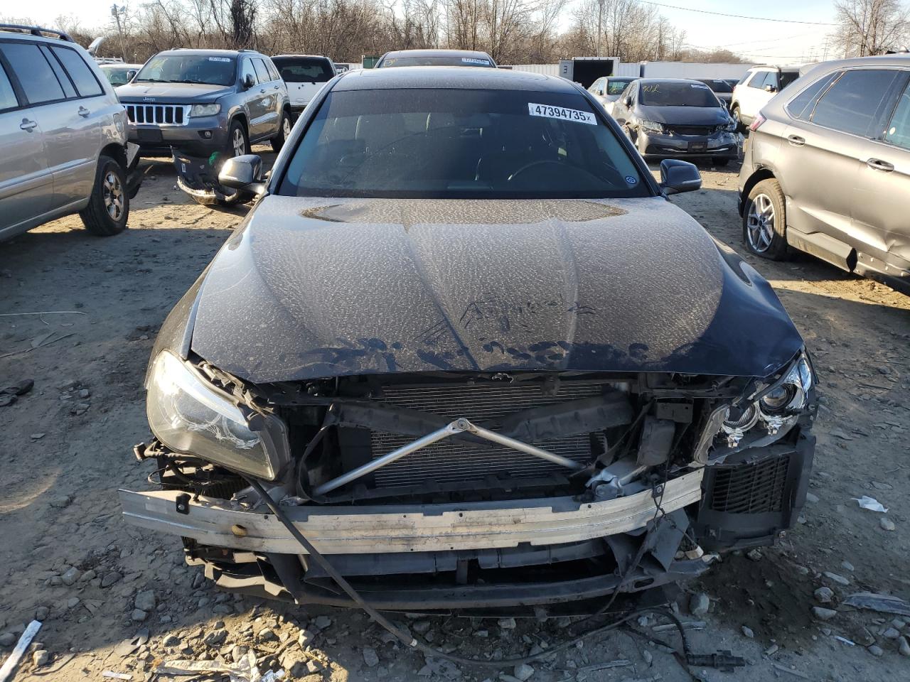 2014 BMW 5er VIN WBA5A7C57ED620084 Copart auction photo, front end damage thumbnail 5