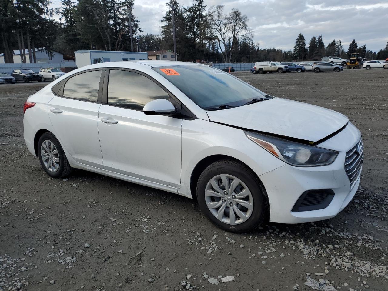 2019 Hyundai Accent VIN 3KPC24A30KE052861 Copart auction photo, vandalism / all over damage thumbnail 4