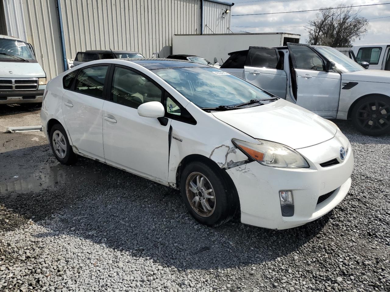2010 Toyota Prius VIN JTDKN3DUXA0203469 Copart auction photo, side damage thumbnail 4