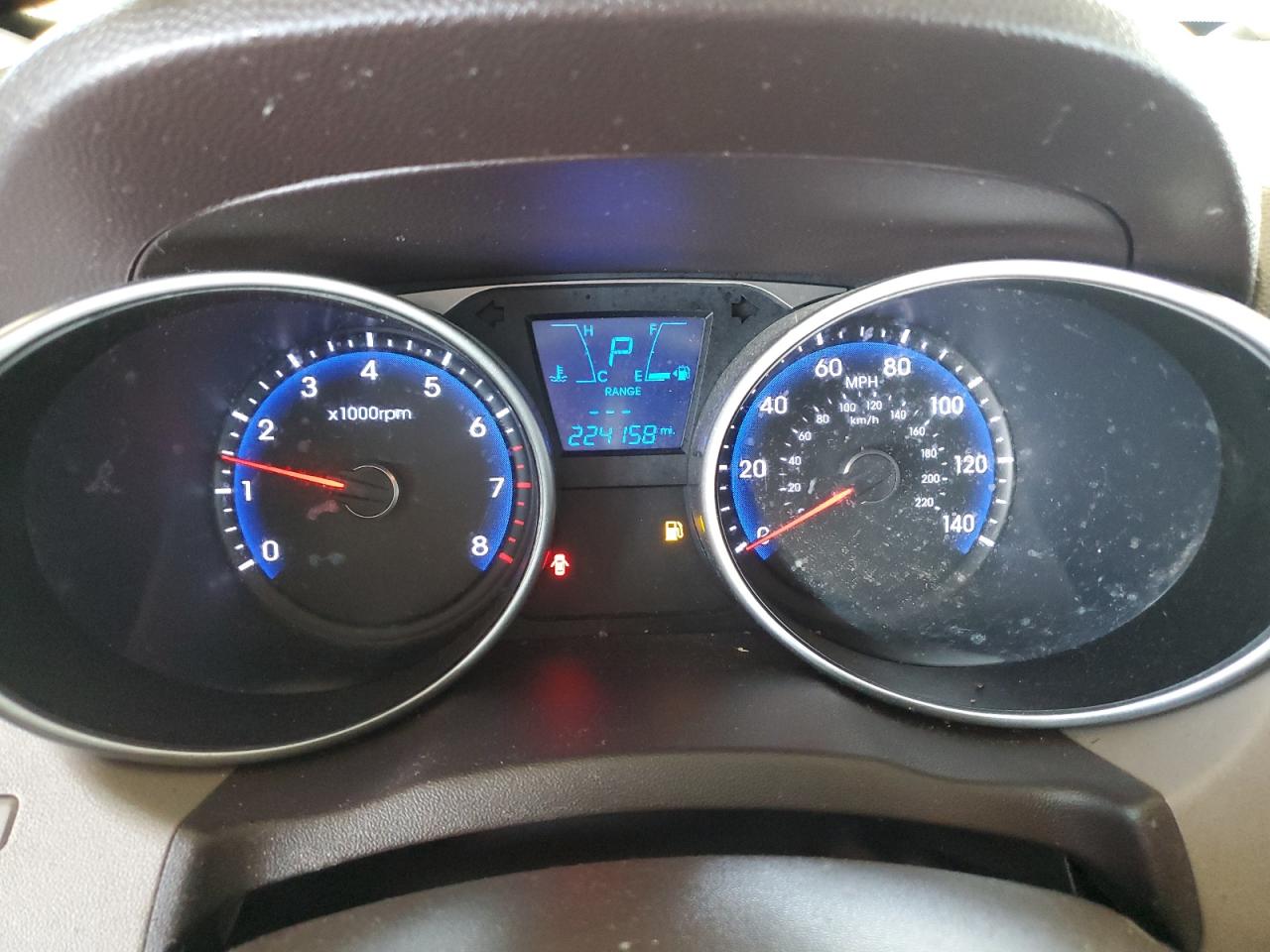 2011 Hyundai Tucson VIN KM8JU3AC6BU211102 Copart auction photo, side / front end damage thumbnail 9