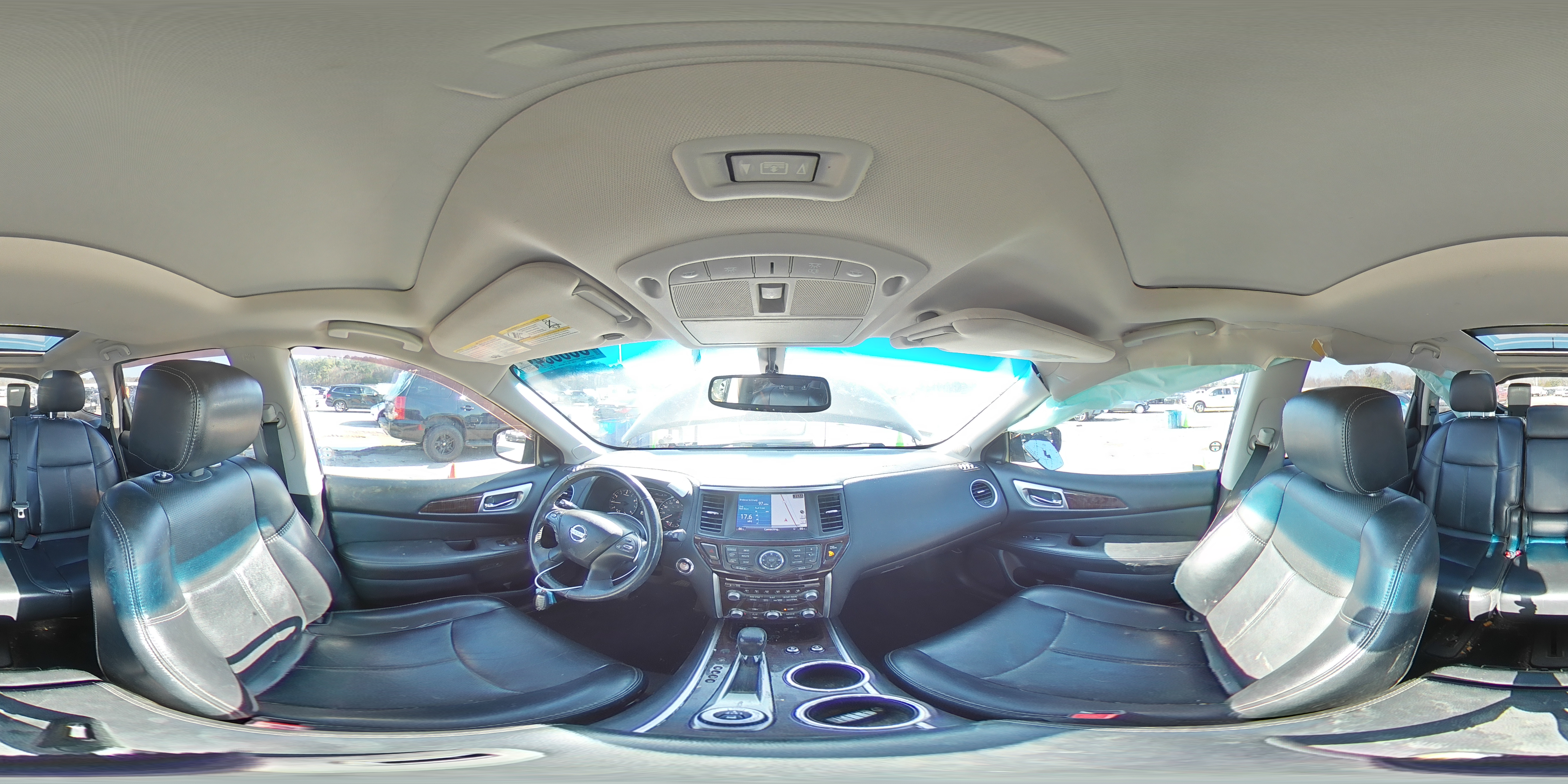 2015 Nissan Pathfinder VIN 5N1AR2MM0FC609028 Copart auction photo, all over damage thumbnail 14