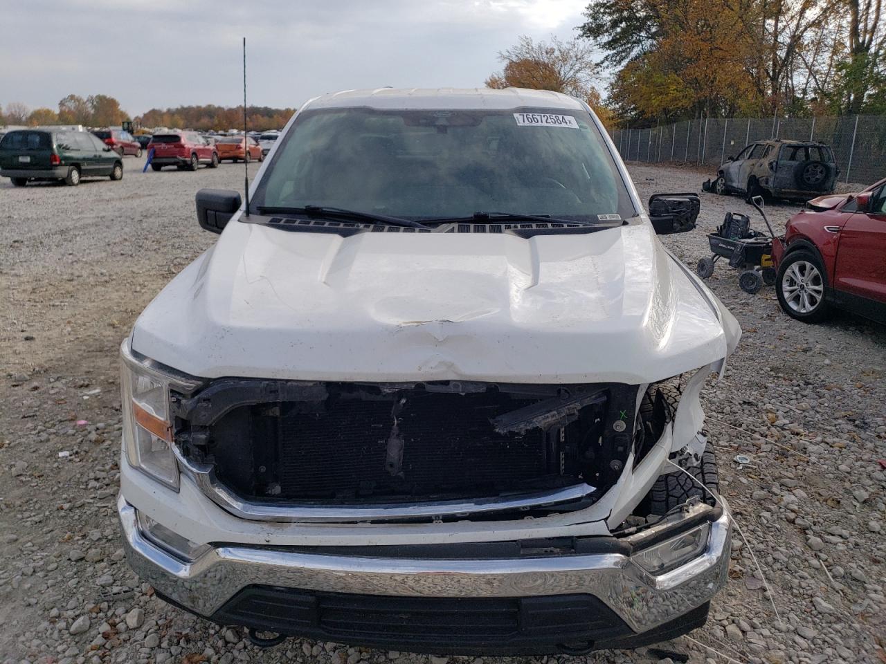 2022 Ford F-150 VIN 1FTFW1E56NFA64843 Copart auction photo, front end / minor dent/scratches damage thumbnail 5