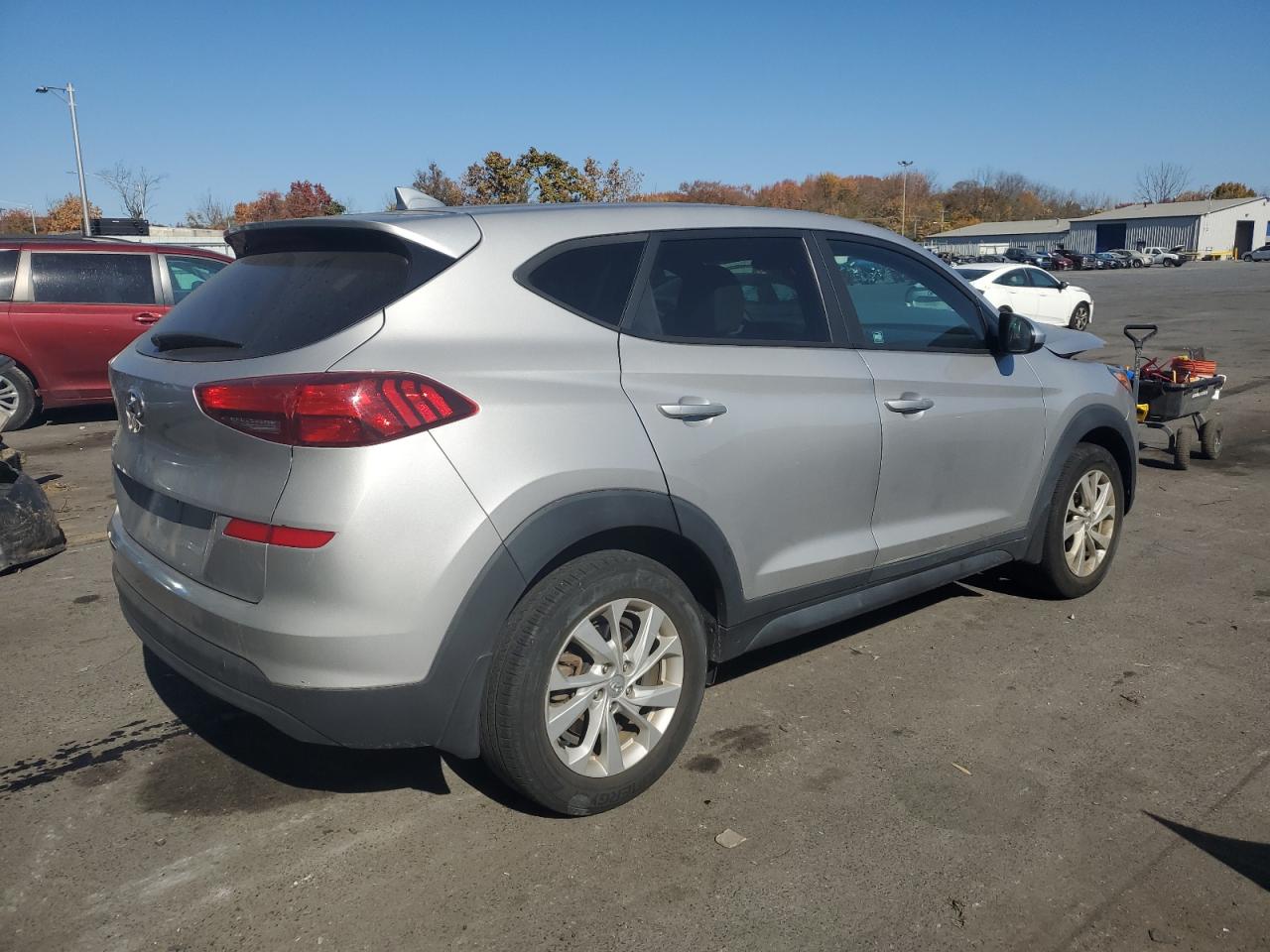 2020 Hyundai Tucson VIN KM8J23A47LU145465 Copart auction photo, front end damage thumbnail 3